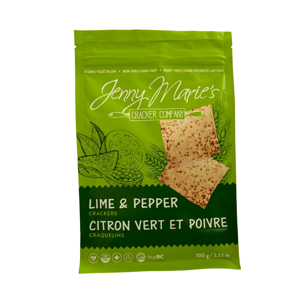 Jenny Marie's Cracker Co. - Lime & Pepper Crackers
