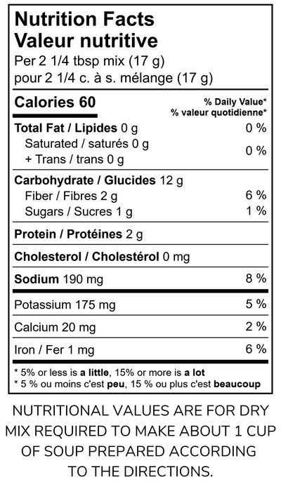 Mélange pour soupe toscane au poulet « Irrésistible »