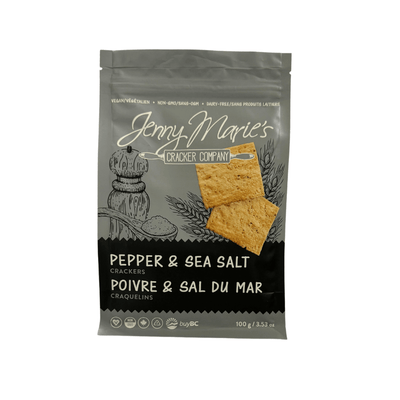 Jenny Marie's Cracker Co. - Pepper & Sea Salt Crackers