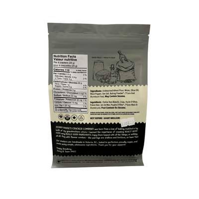 Jenny Marie's Cracker Co. - Pepper & Sea Salt Crackers