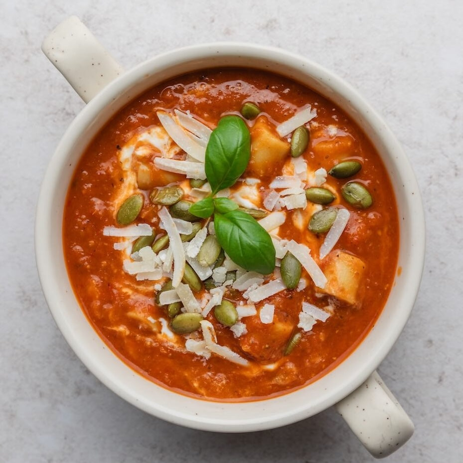 Mélange de soupe aux lentilles et tomates des Prairies