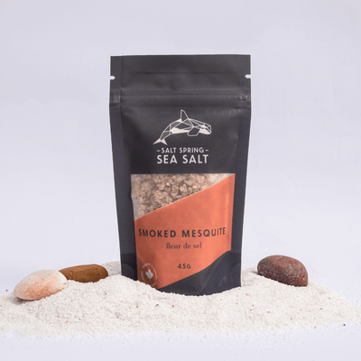 Salt Spring Sea Salt - Sel de mer gourmet au mesquite fumé