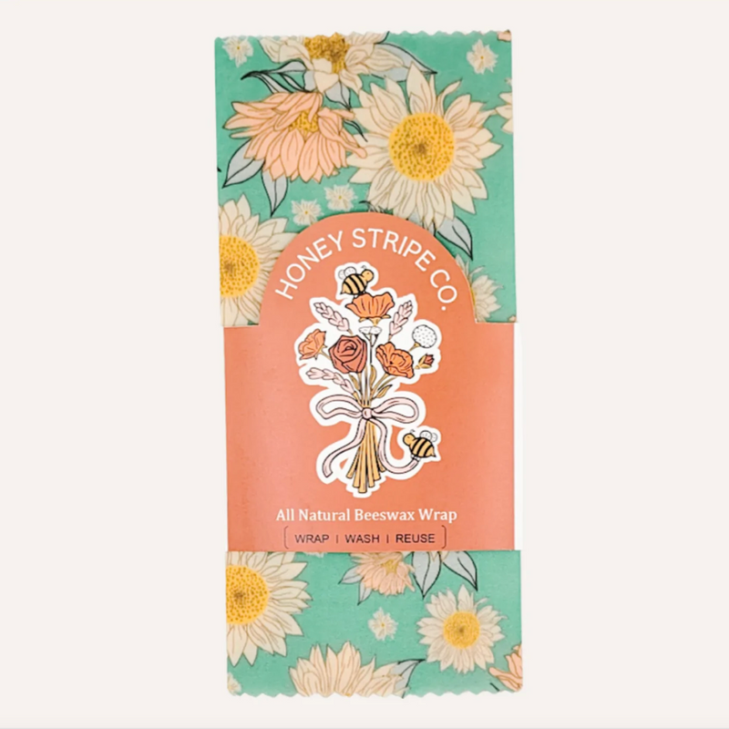 Honey Stripe Co. - Bright Blooms Beeswax Wrap